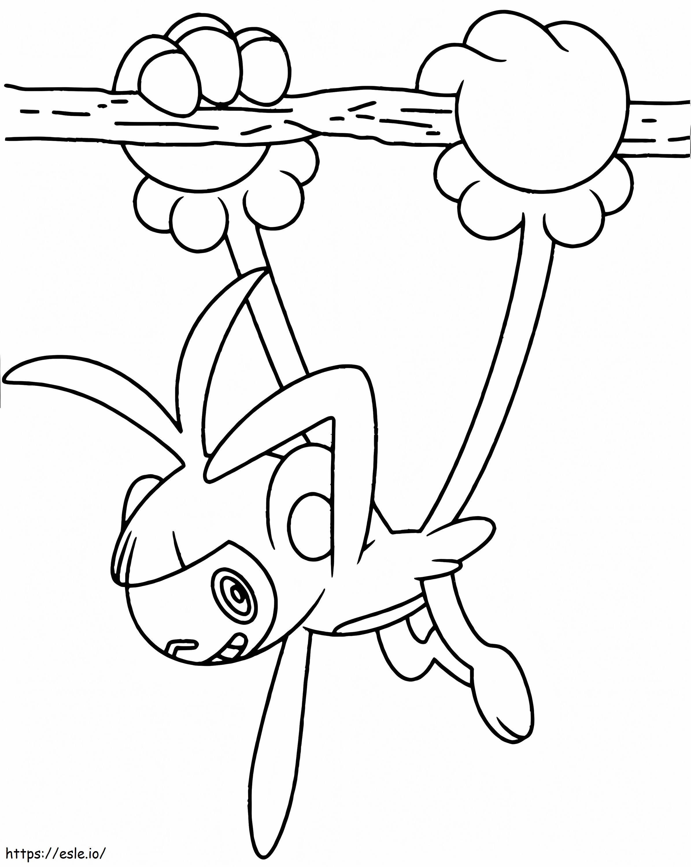Ambipom Pokemon 2 coloring page