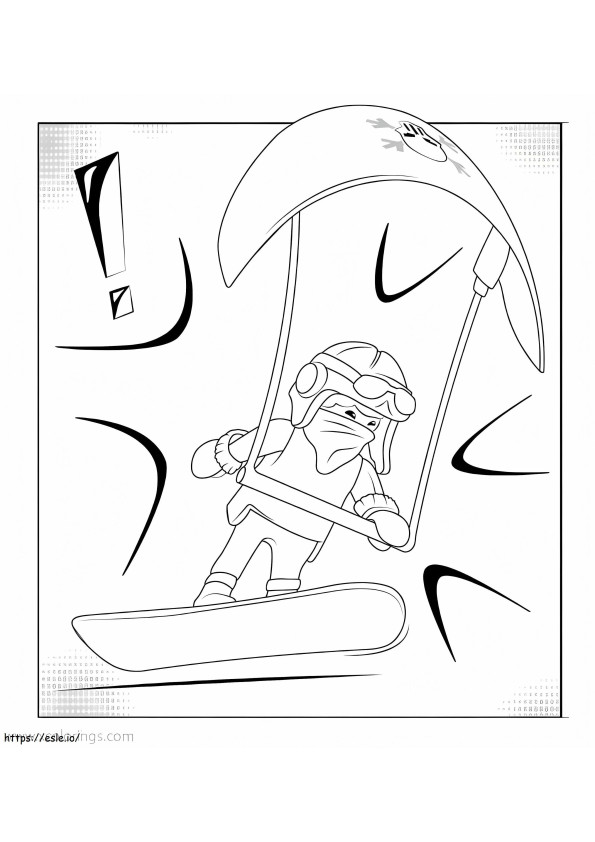 Playmobil 9 coloring page