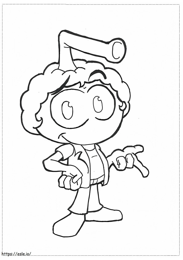 Snorks 11 coloring page