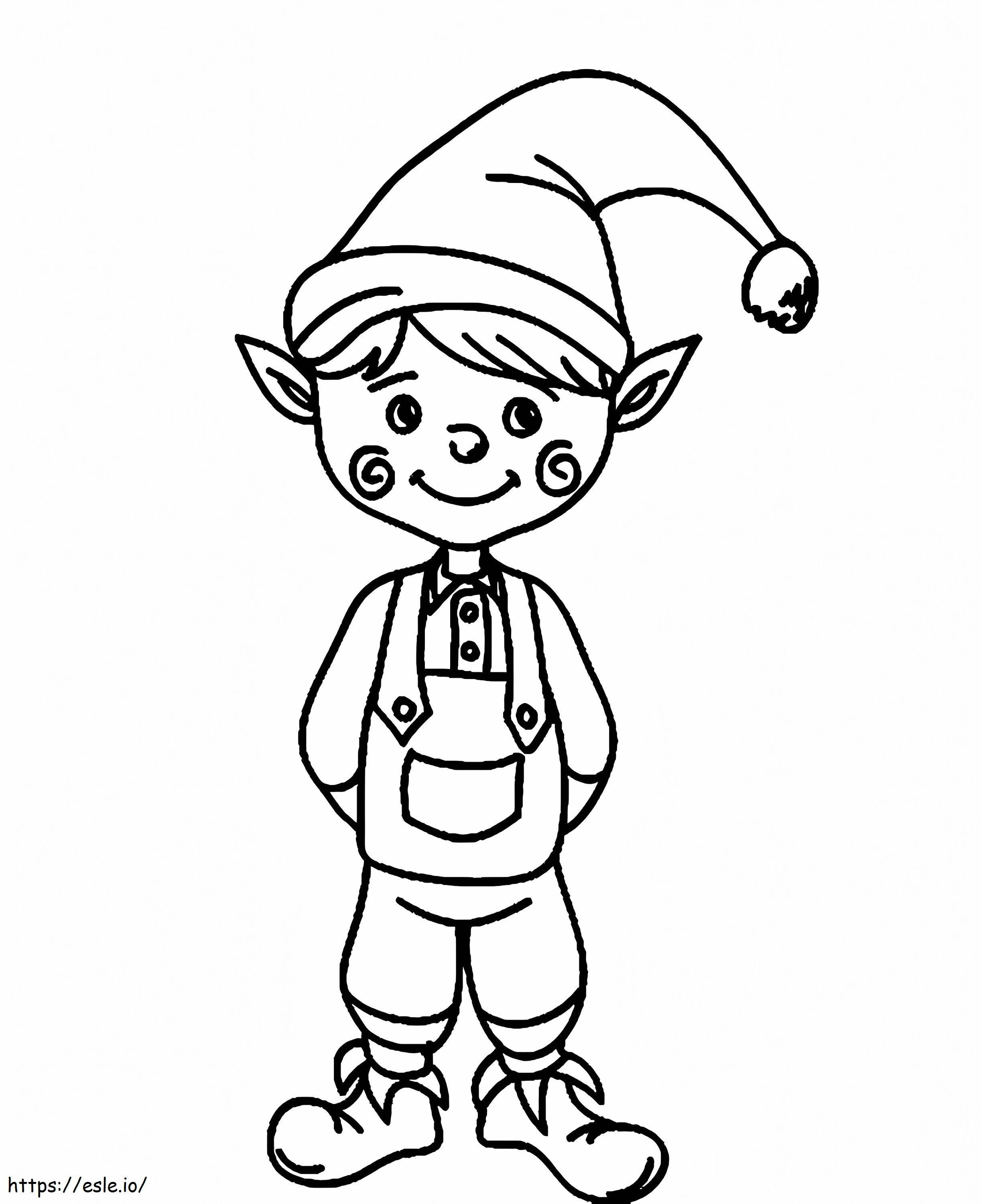 1544403547 Elf Clipart Outline 595098 9087050 coloring page