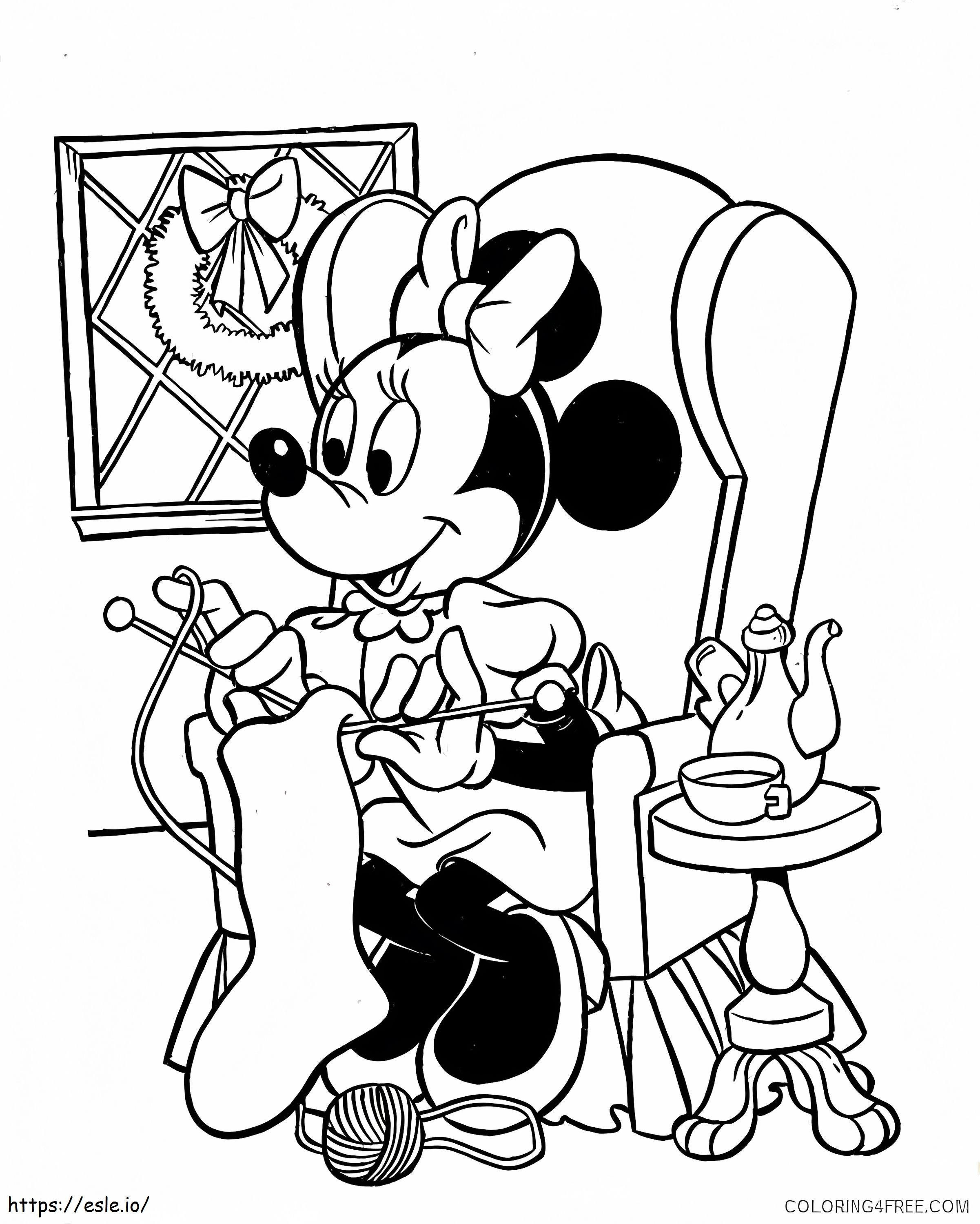 Minnie Mouse 2 coloring page