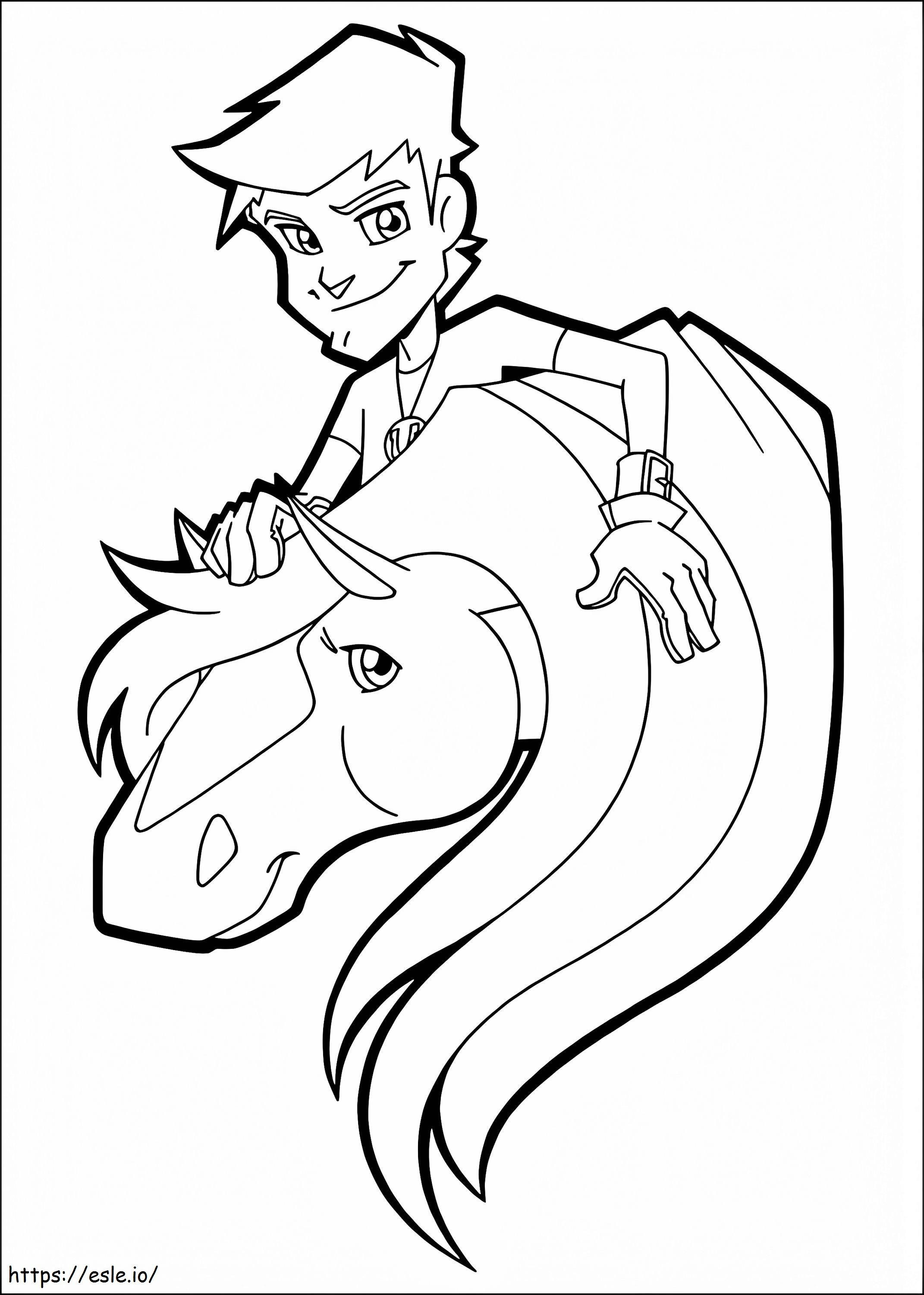 Horseland 8 coloring page