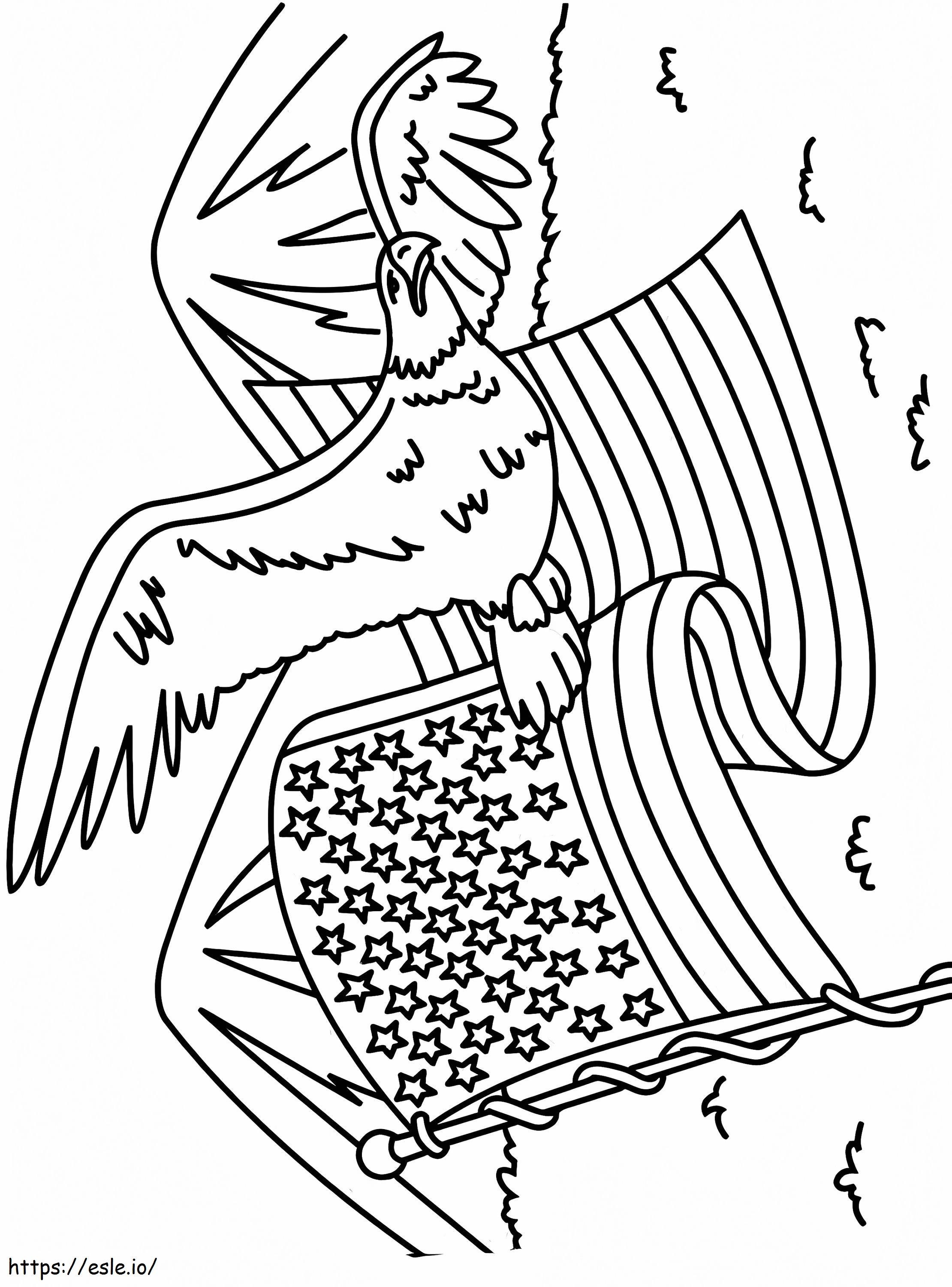 Eagle Coloring Page - Free Printable