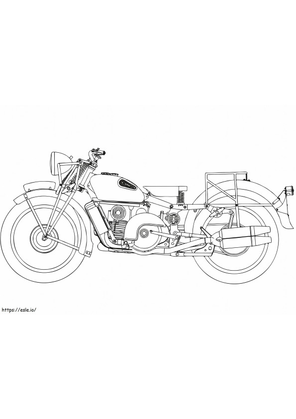 Coloriage Moto Guzzi Alice 1024X724 à imprimer dessin