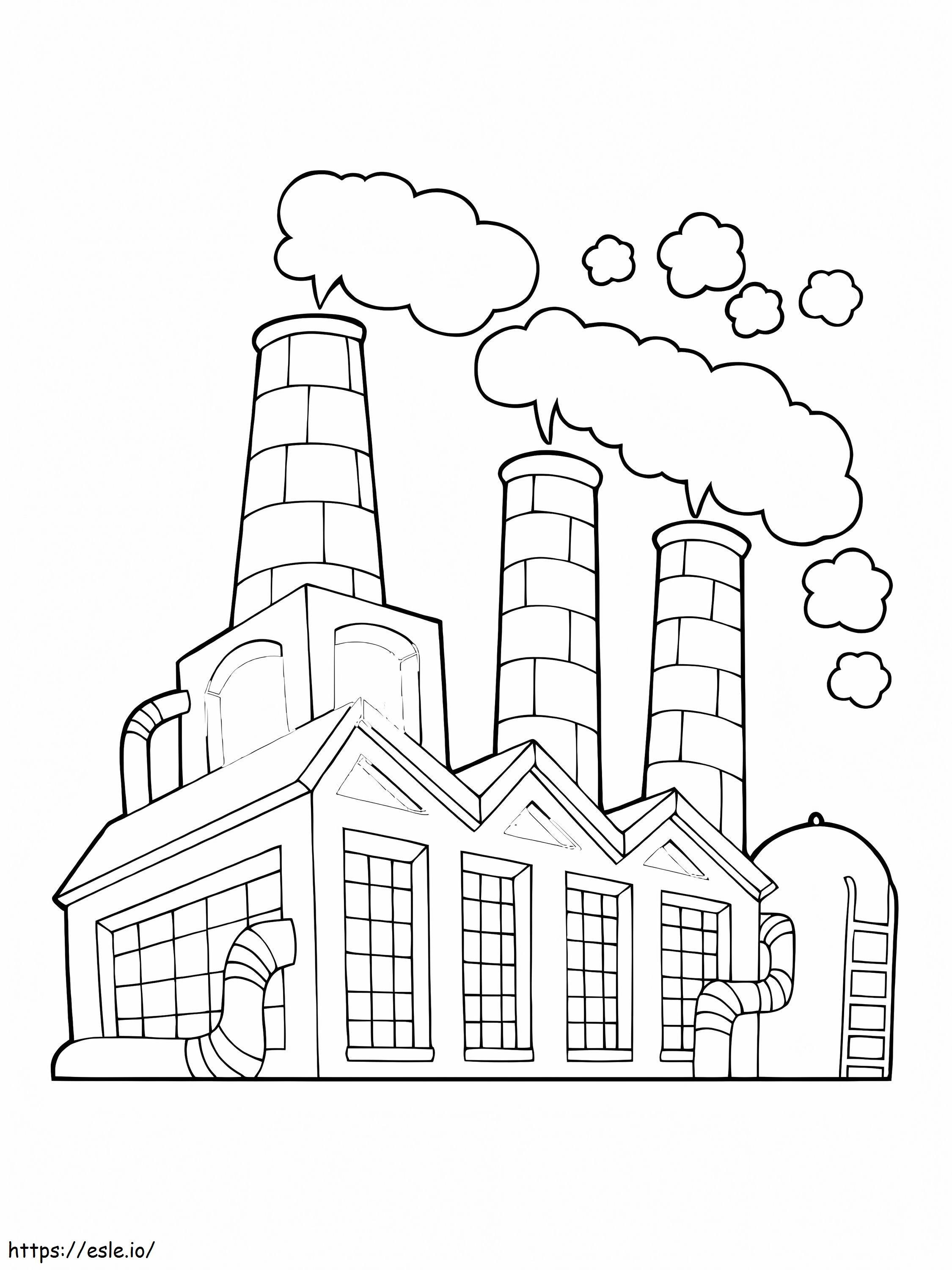 A Factory coloring page