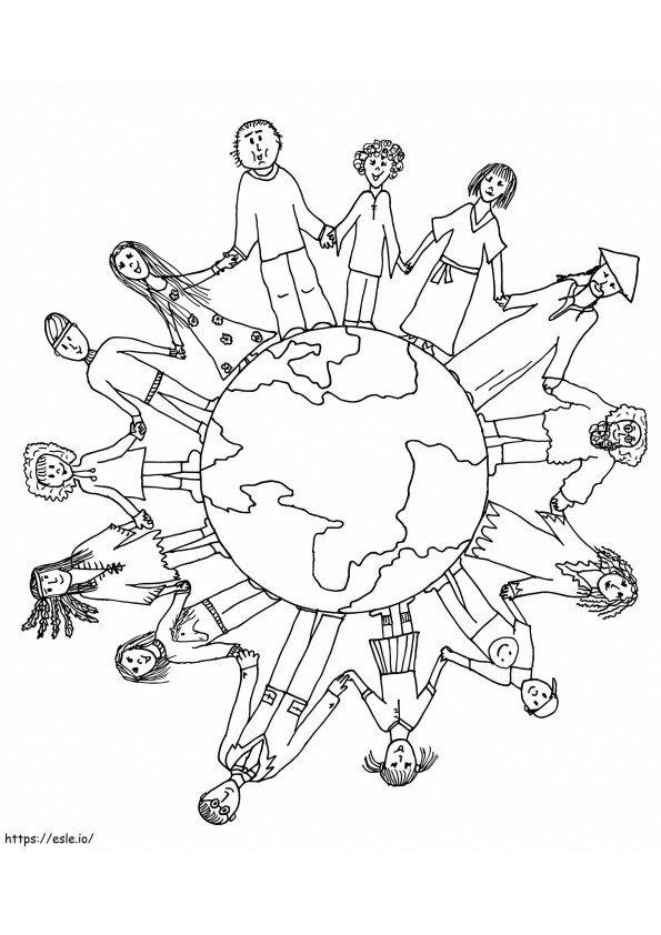 Diversity To Print coloring page
