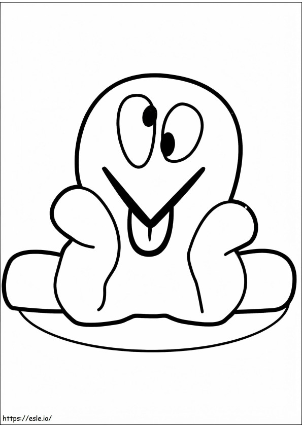Funny Fred coloring page