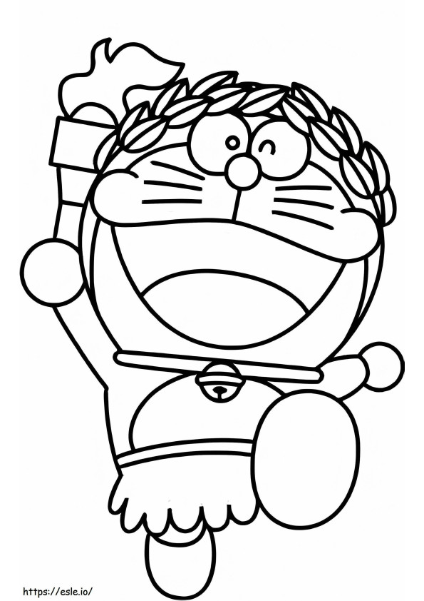 1540783666 Doraemon coloring page