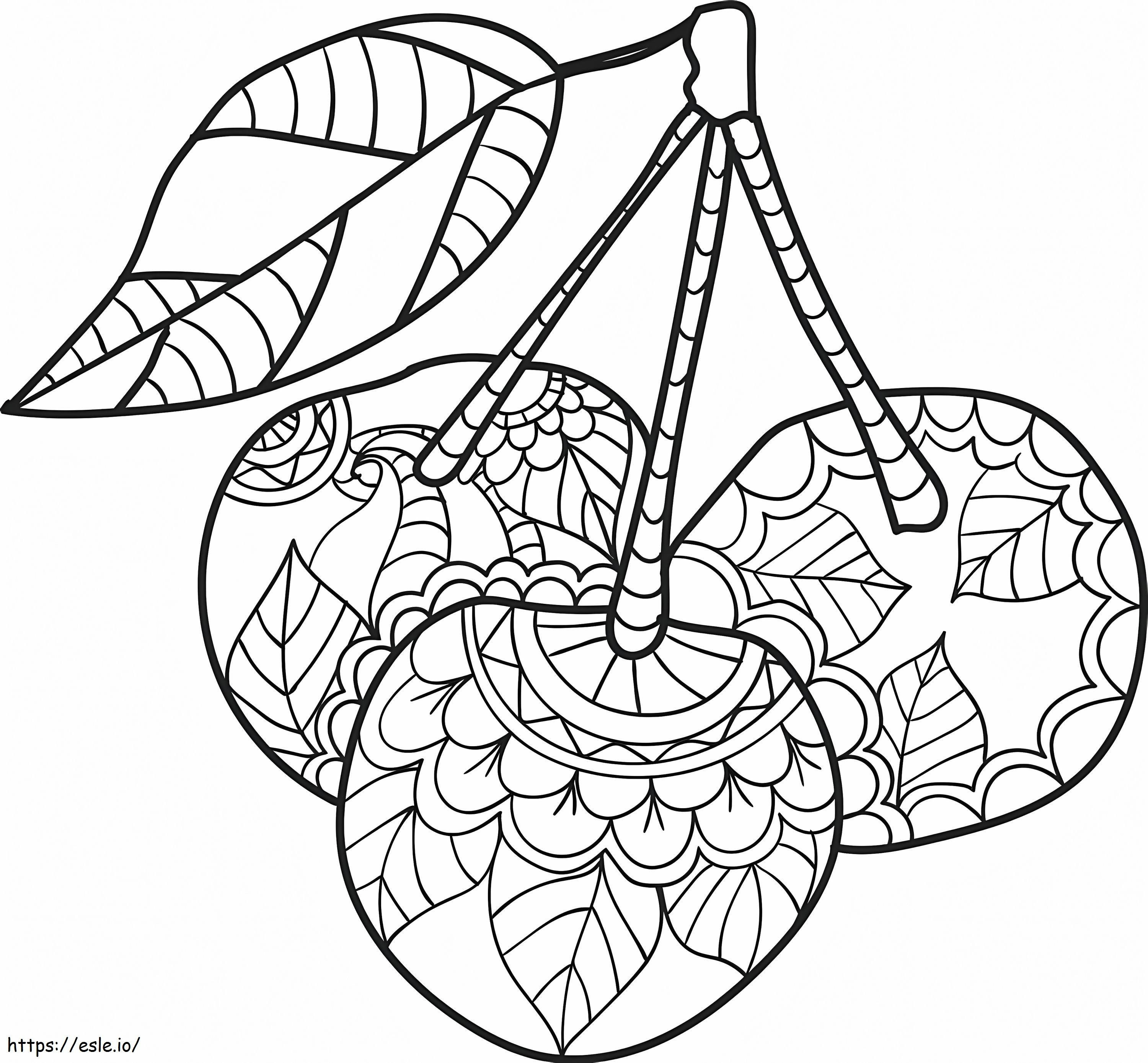 Cherry Is For Adults coloring page