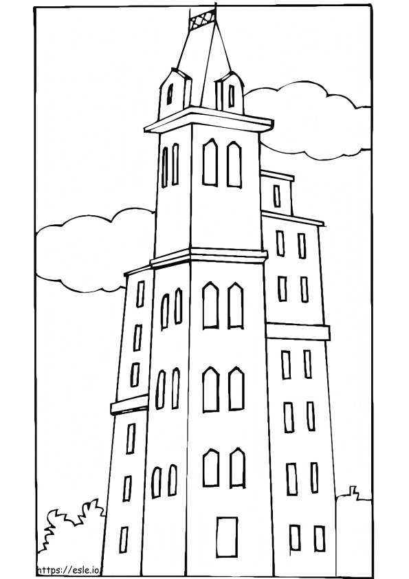 London Penthouses coloring page