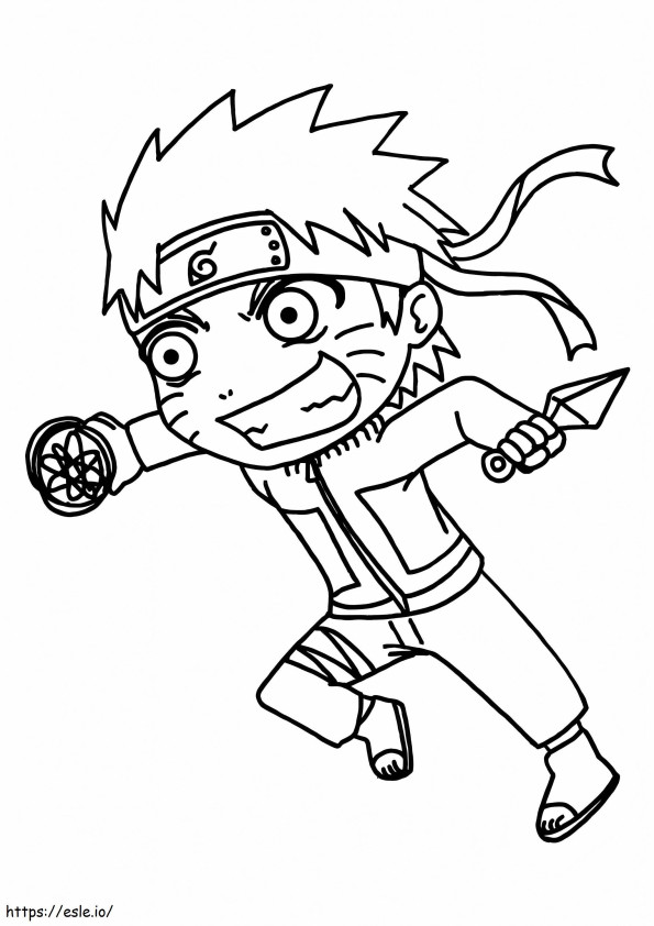 Naruto Adorable coloring page