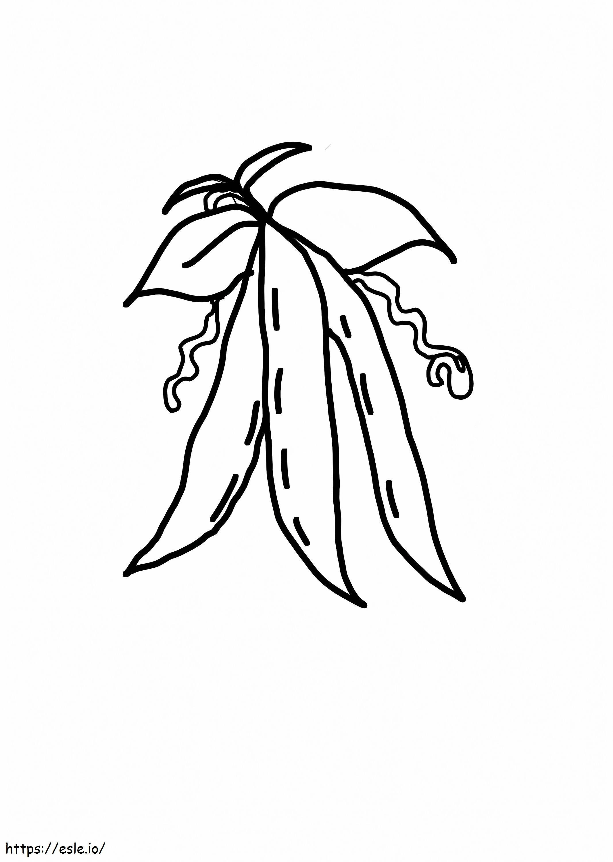 Green Beans coloring page