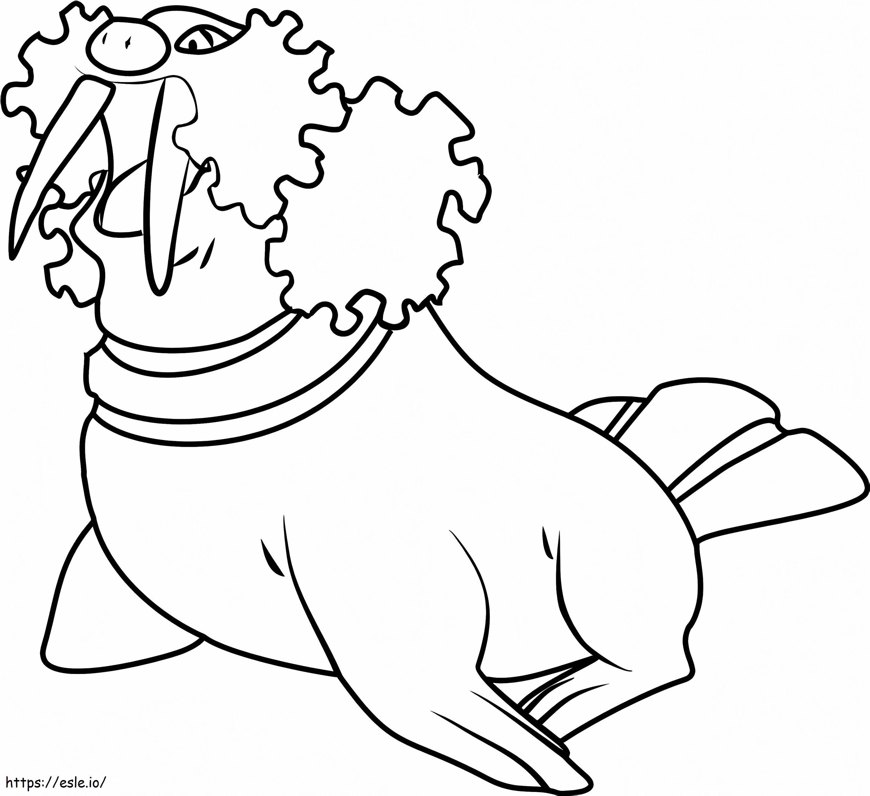 Walrein Pokemon coloring page