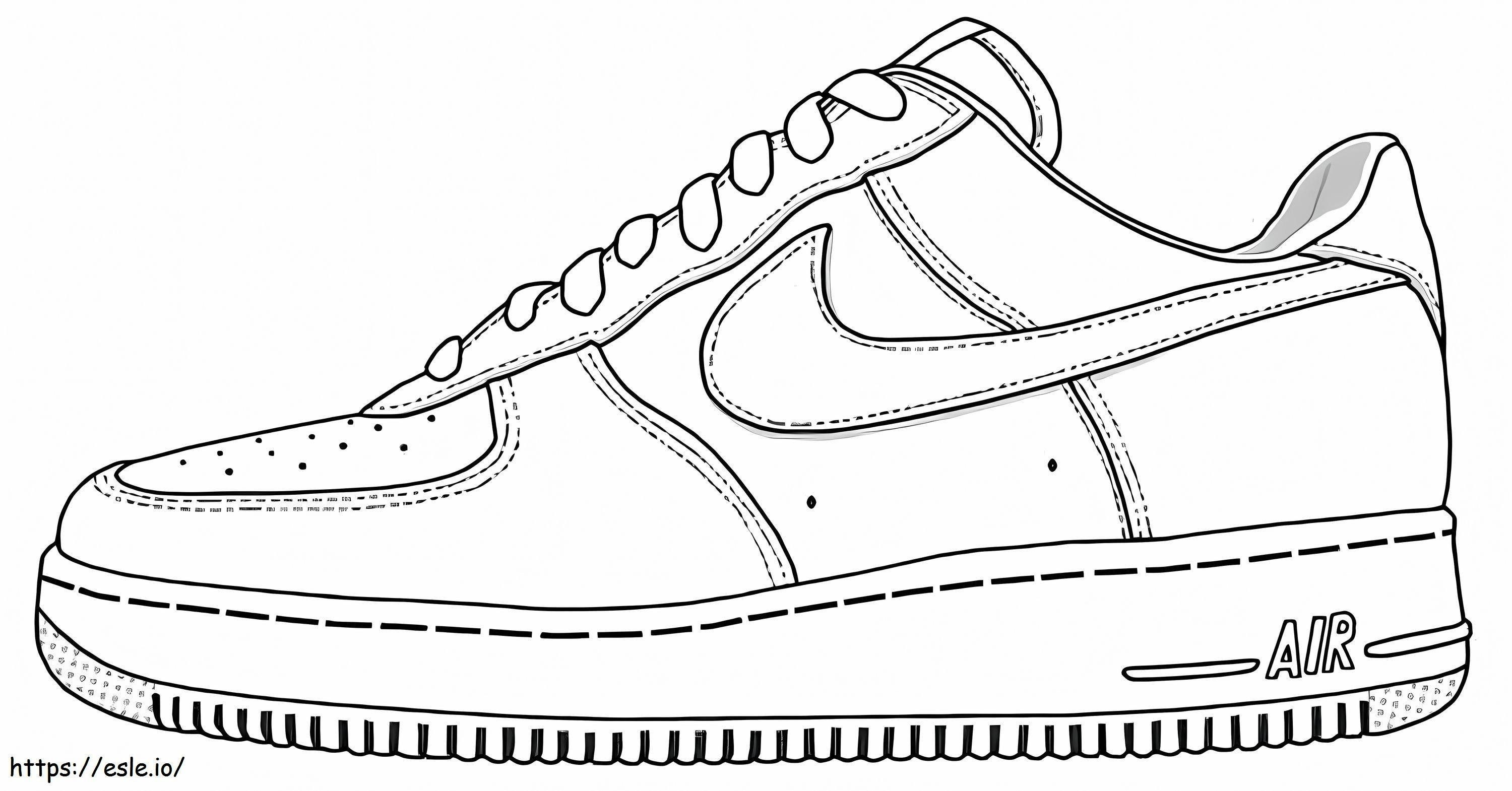 Air Force 1 Shoes coloring page