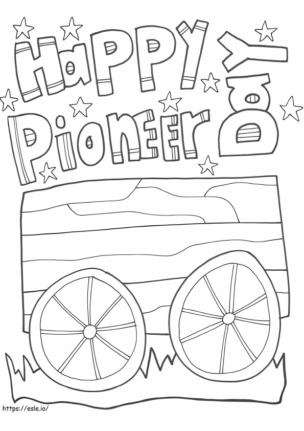 Pioneer Day 6 coloring page