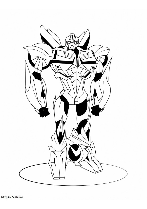 Bumblebee 5 coloring page
