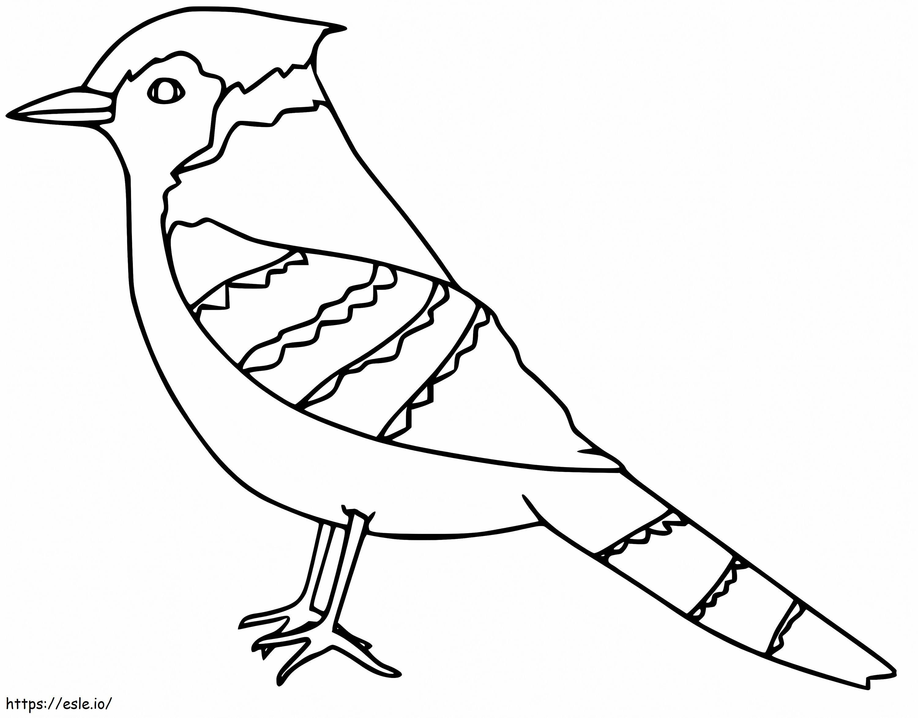 Blue Jay Printable coloring page