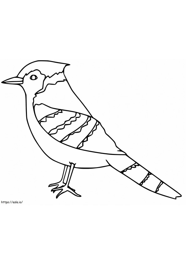 Blue Jay Printable coloring page