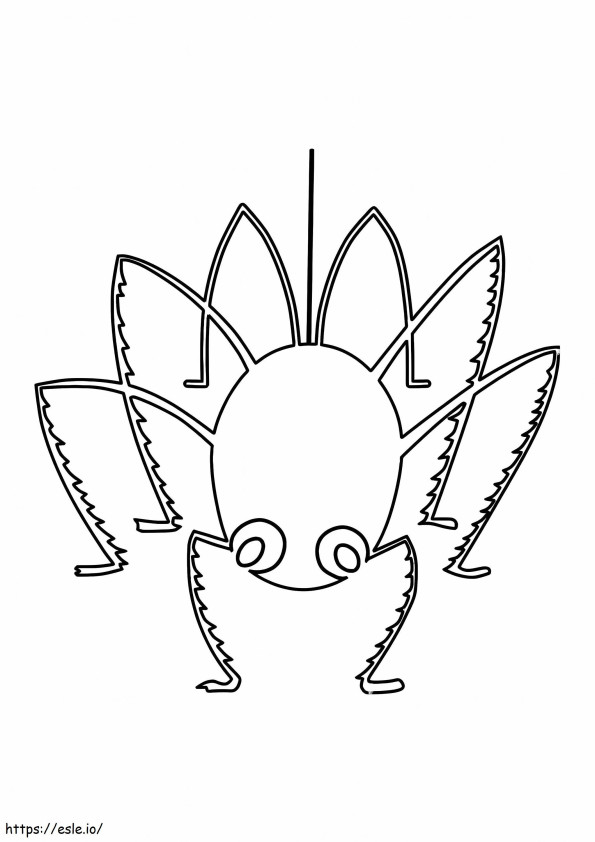 Coloriage Douce araignée à imprimer dessin