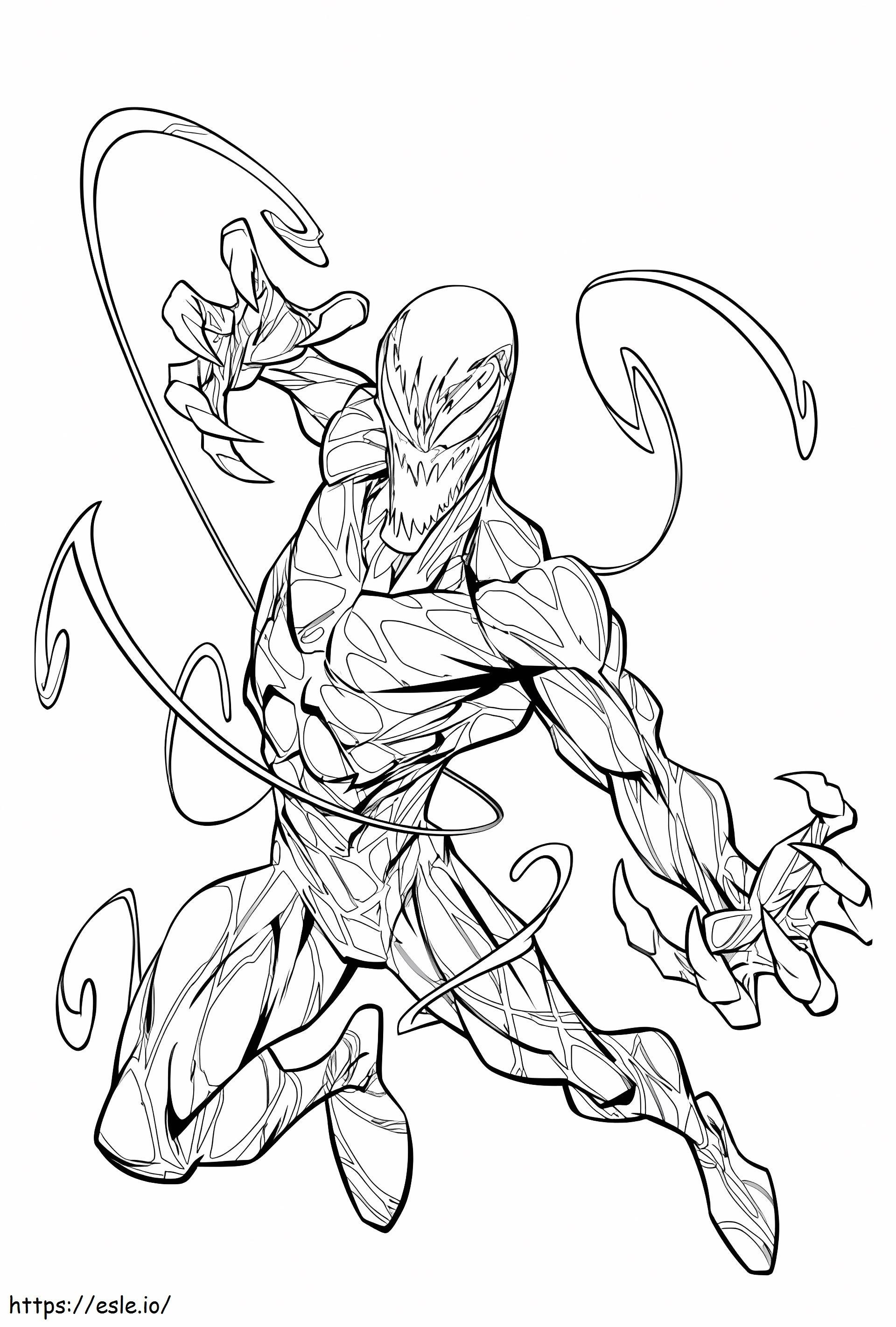 Cartoon Carnage coloring page