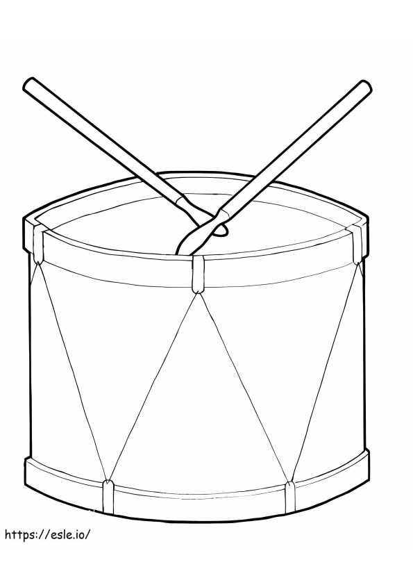 Drum Toy coloring page