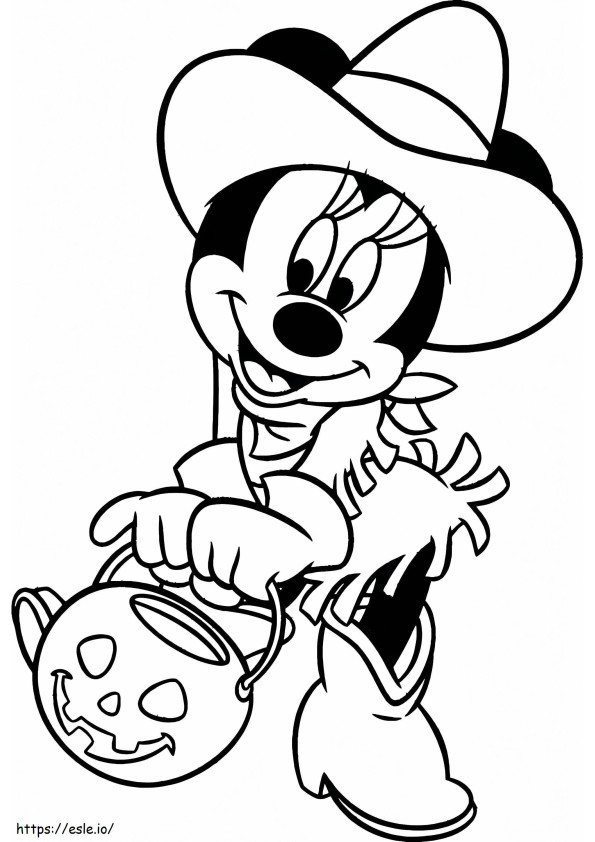 1539741047 personagens de Halloween livro para colorir grátis para crianças fantasia de cowgirl de rato grátis para fantasia de Halloween para colorir