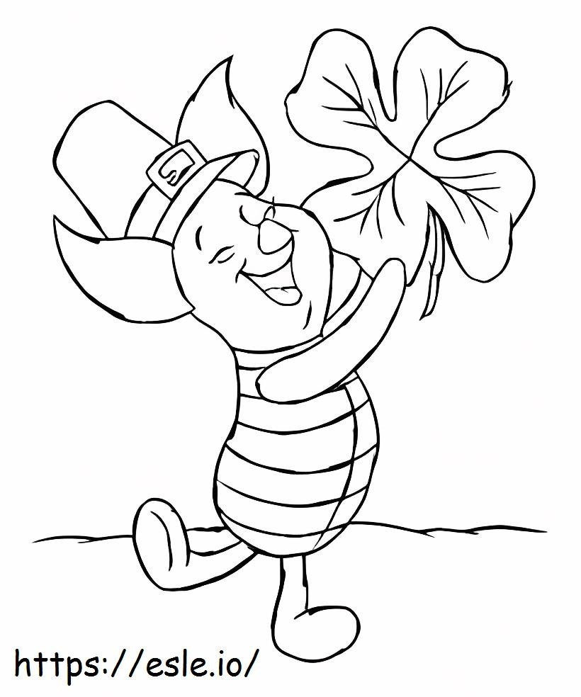Piglet Exploitation Clover coloring page