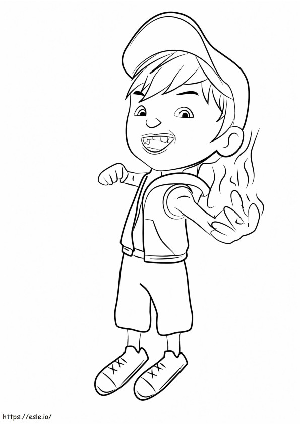 1599092024 How To Draw Boboiboy Fire From Boboiboy Step 0 coloring page