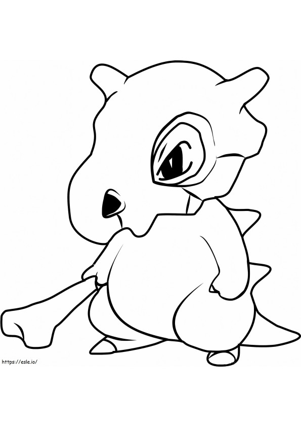 Cubone 2 Coloring Game coloring page