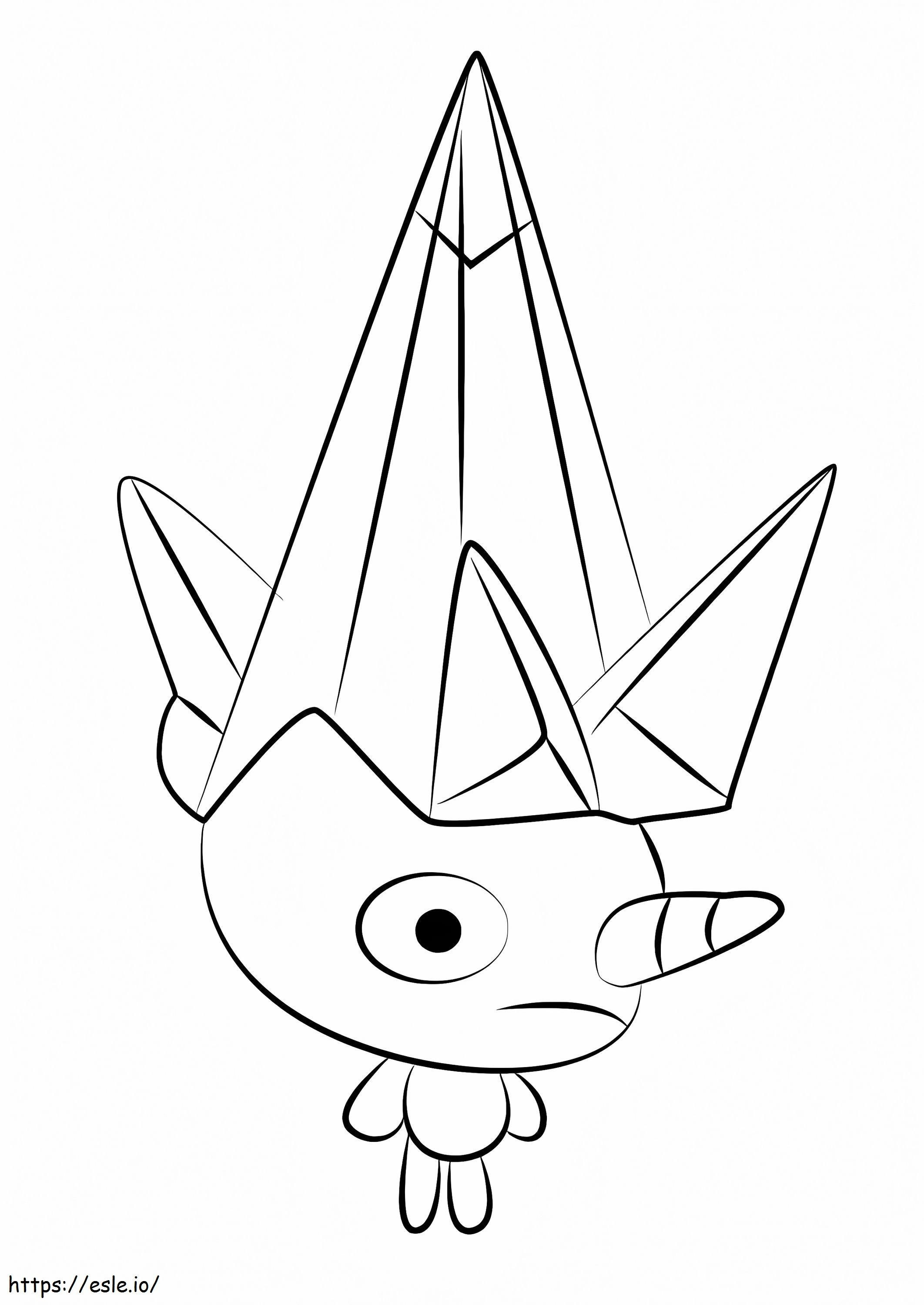 Ice Cap Undertale coloring page