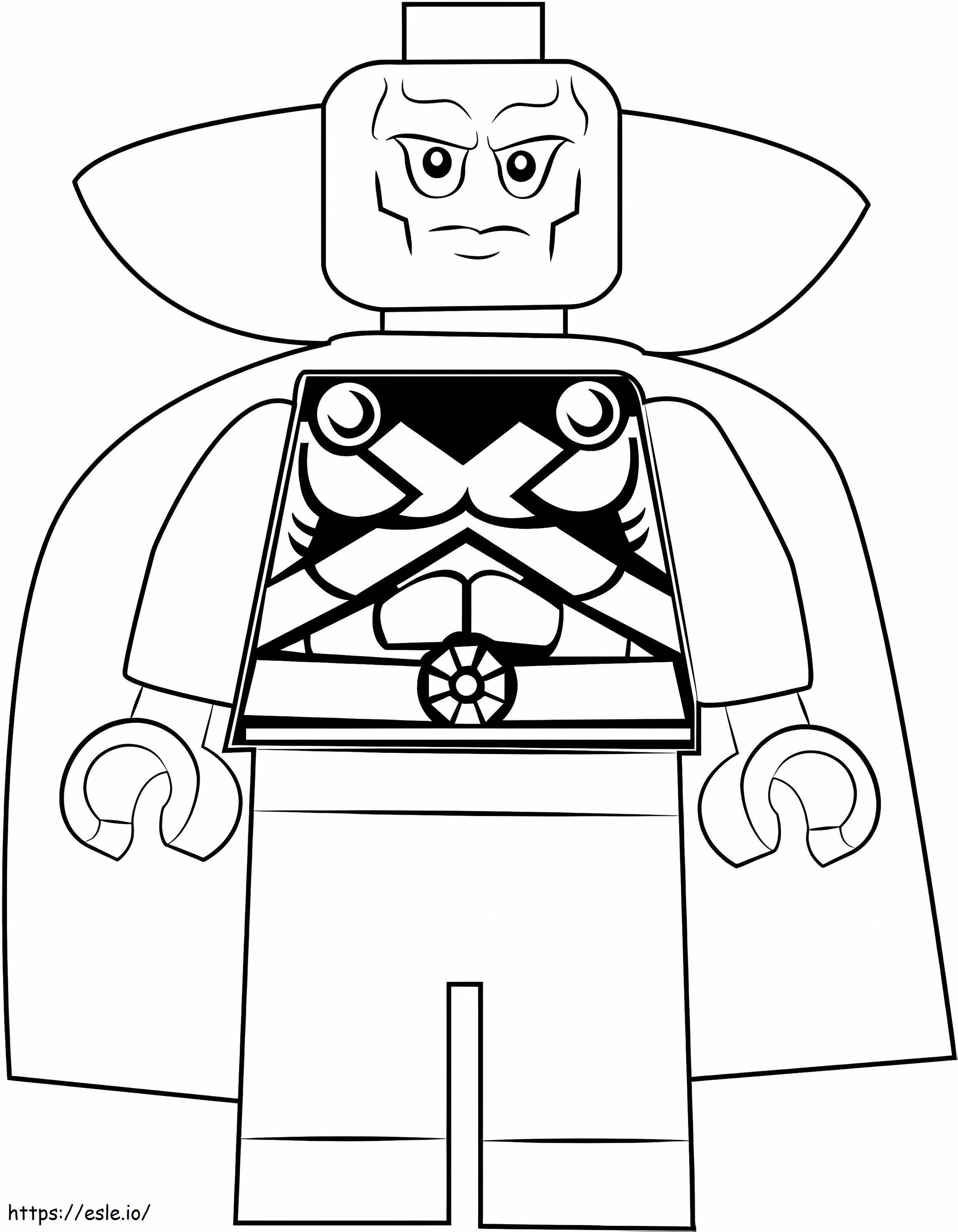 Lego Martian Manhunter da colorare