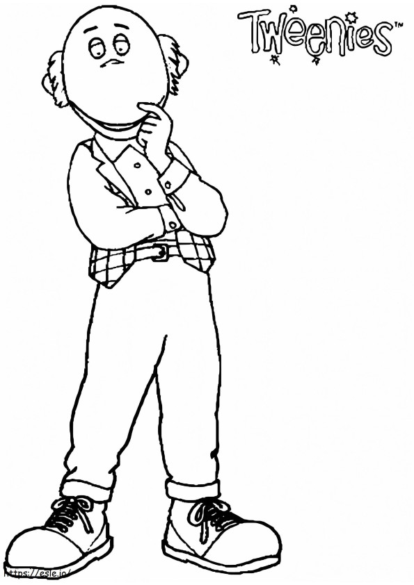 Max Smiling coloring page
