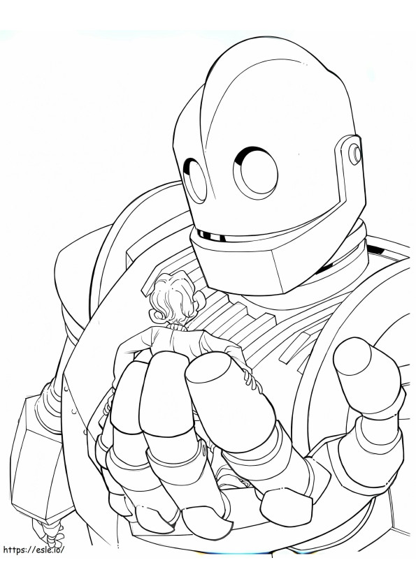 Iron Giant 4 coloring page