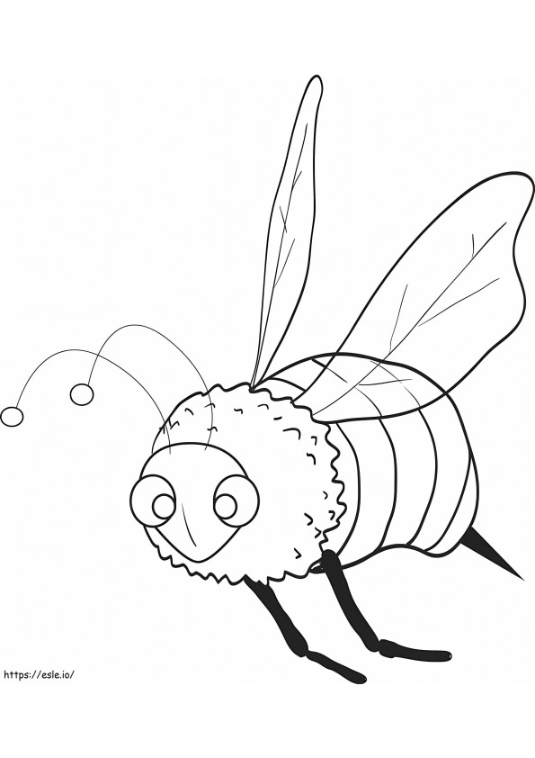 Perfect Bee coloring page