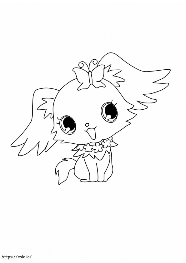 Happy Jewelpets coloring page