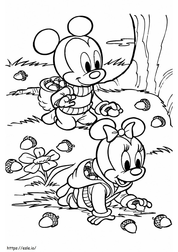 Baby Mickey And Minnie
