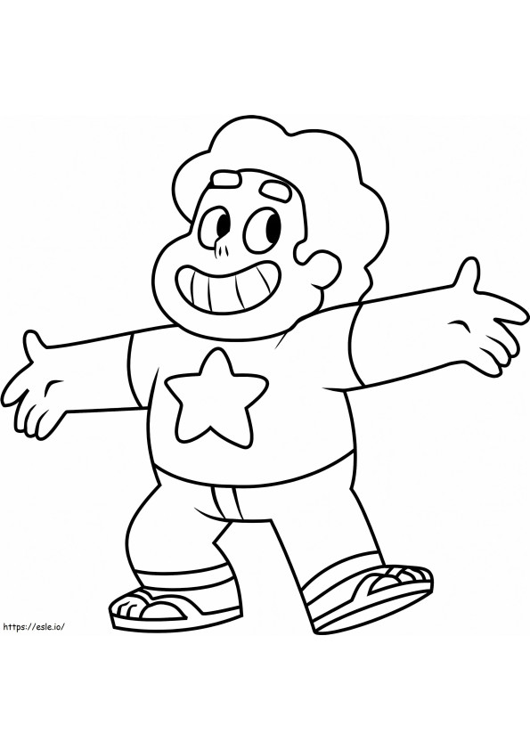 Steven Funny coloring page
