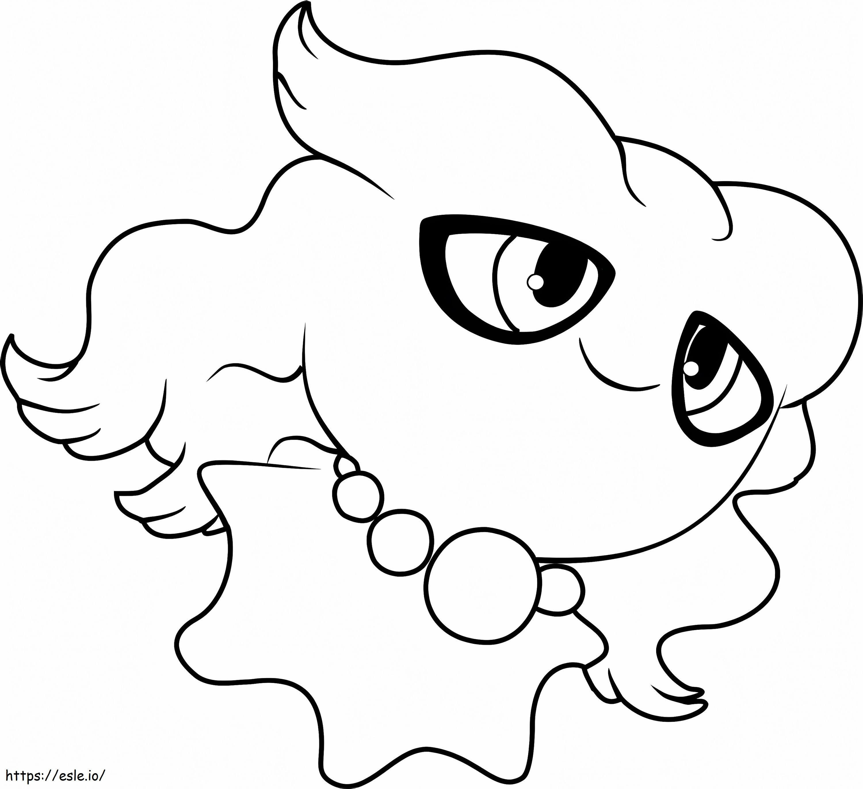 Coloriage Pokémon Misdreavus imprimable à imprimer dessin