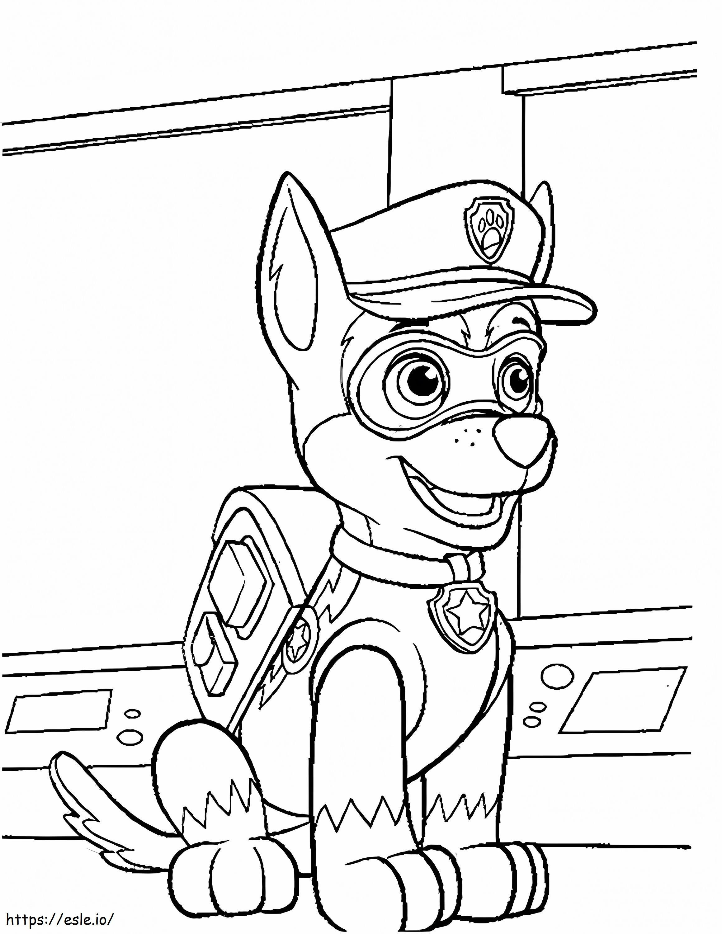Chase Paw Patrol 17 coloring page