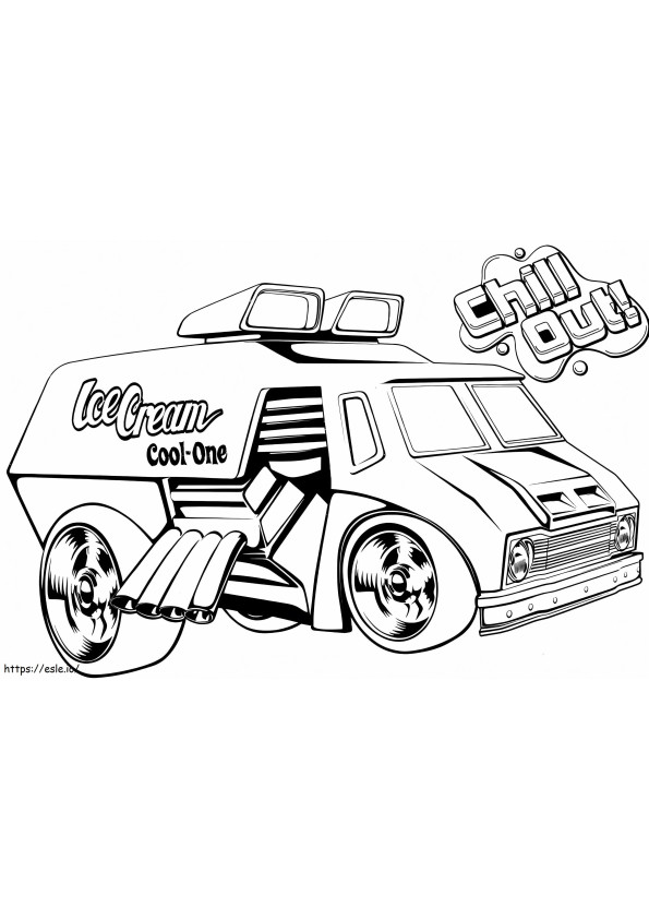 Hot Wheels 9 1024X692 coloring page