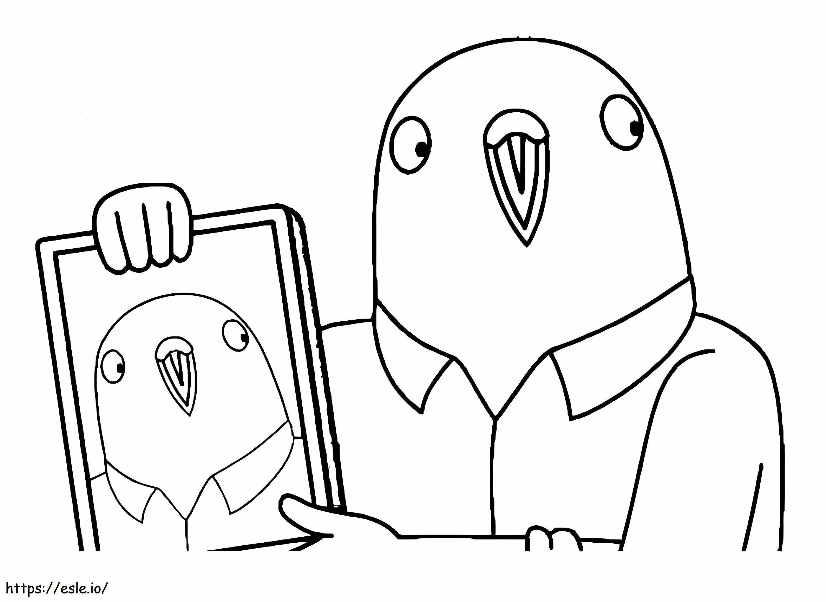 Speckle From Tuca And Bertie coloring page