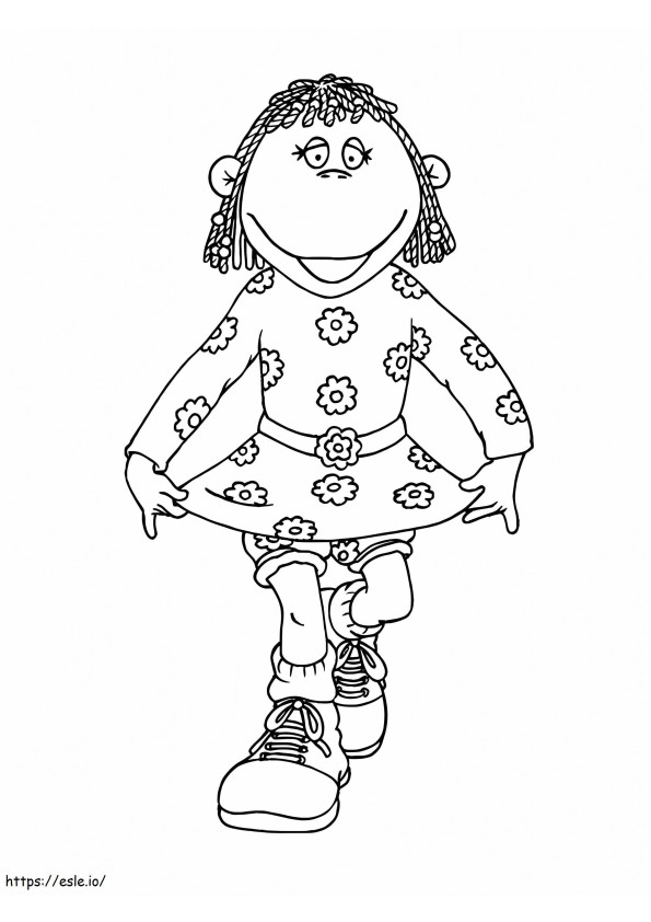 Fizz Smiling coloring page