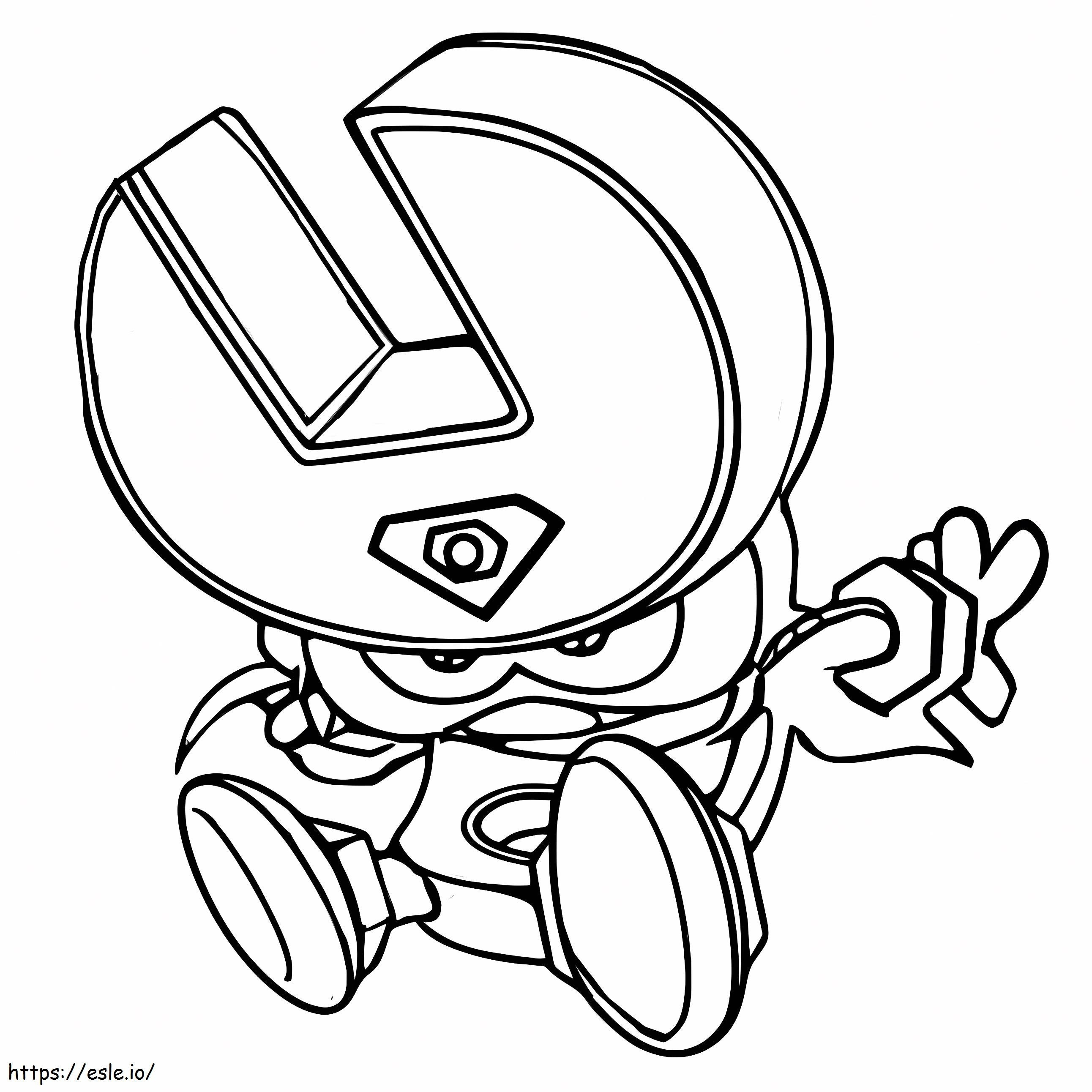 Metal Crunch Superzings coloring page