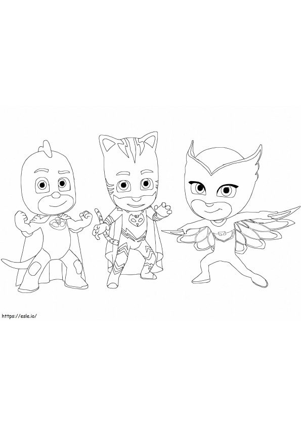 Pyjamasques 15 1024X731 coloring page