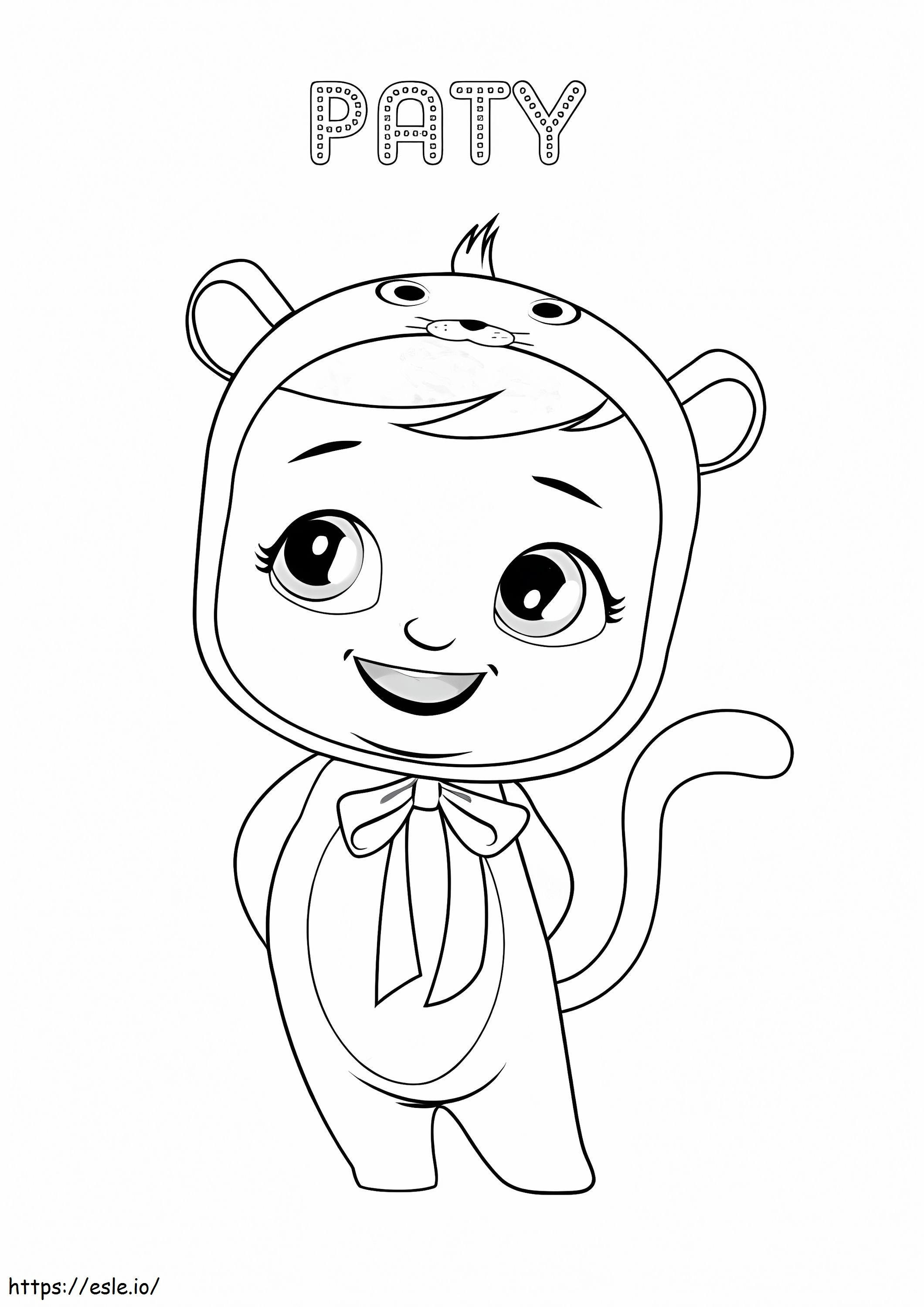 Paty Cry Babies coloring page