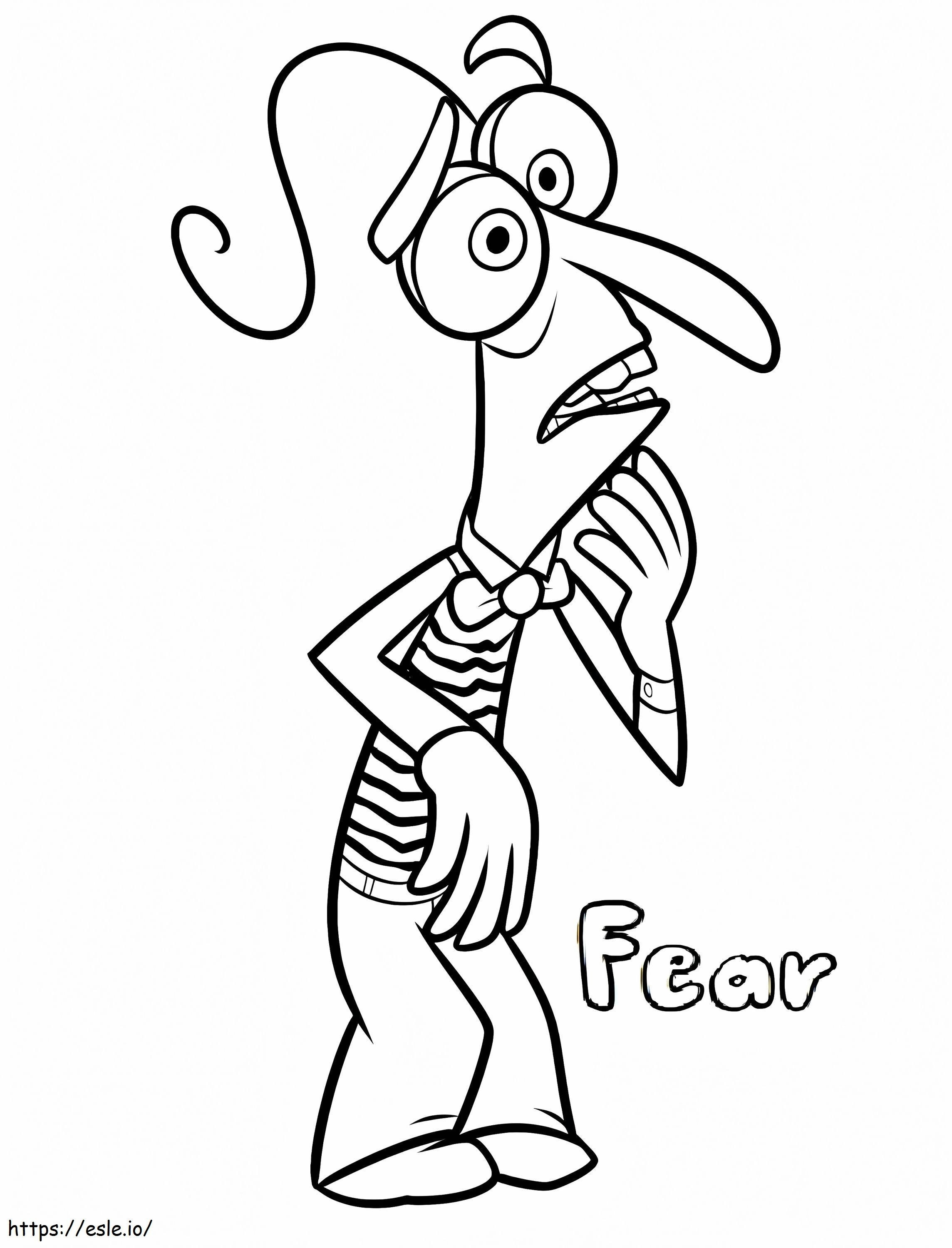 Fear From Inside Out coloring page