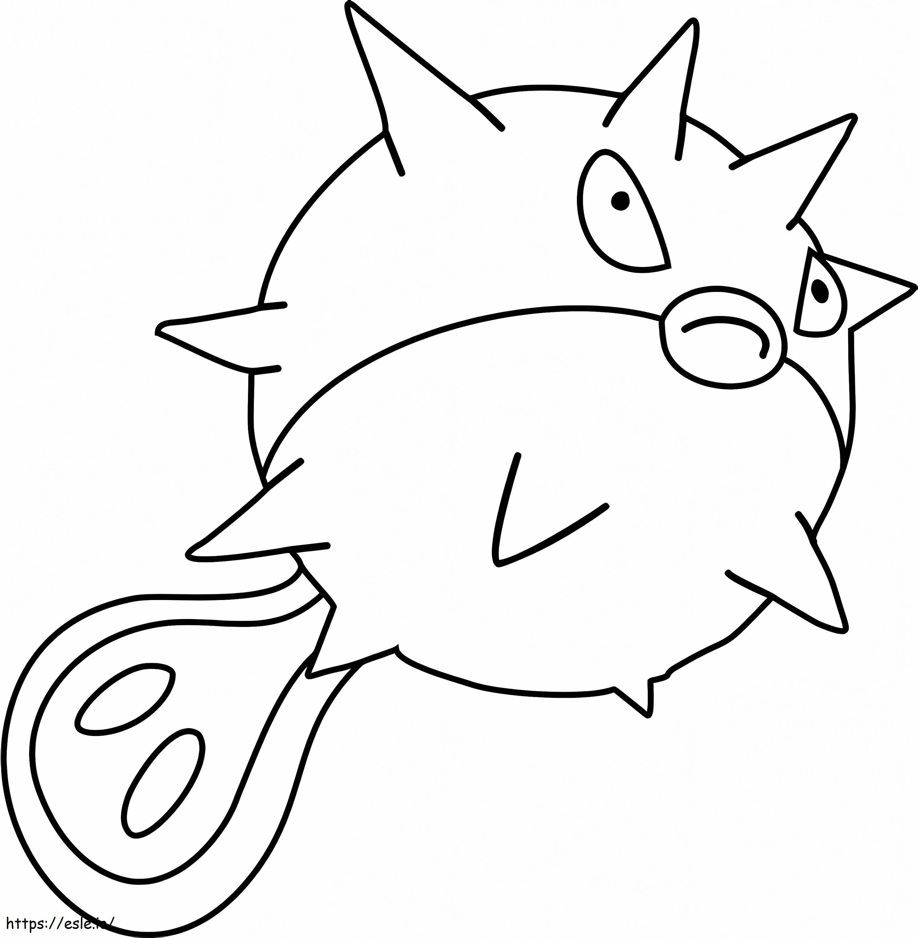 Pokémon Qwilfish para colorir