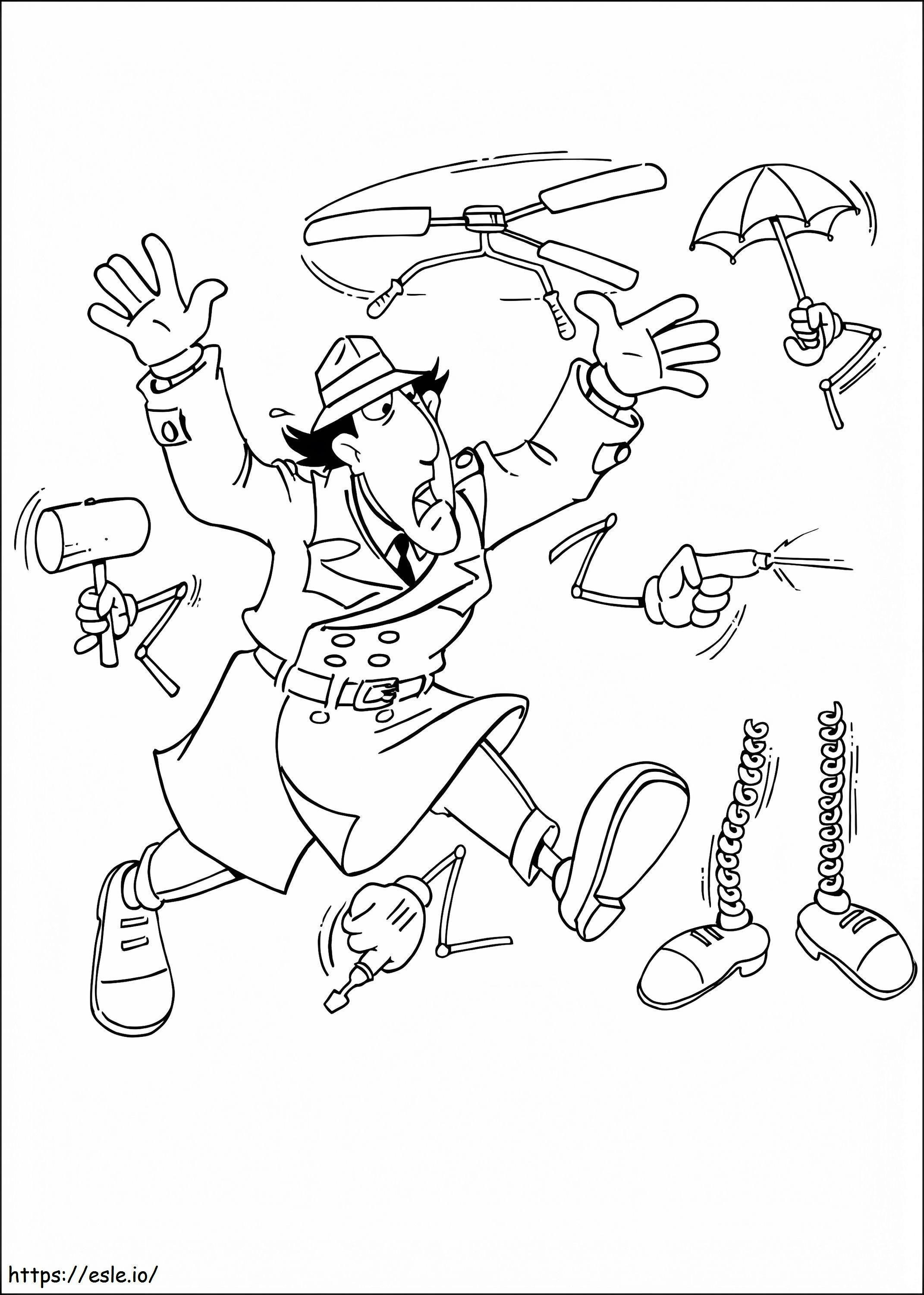 Inspector Gadget Gears coloring page
