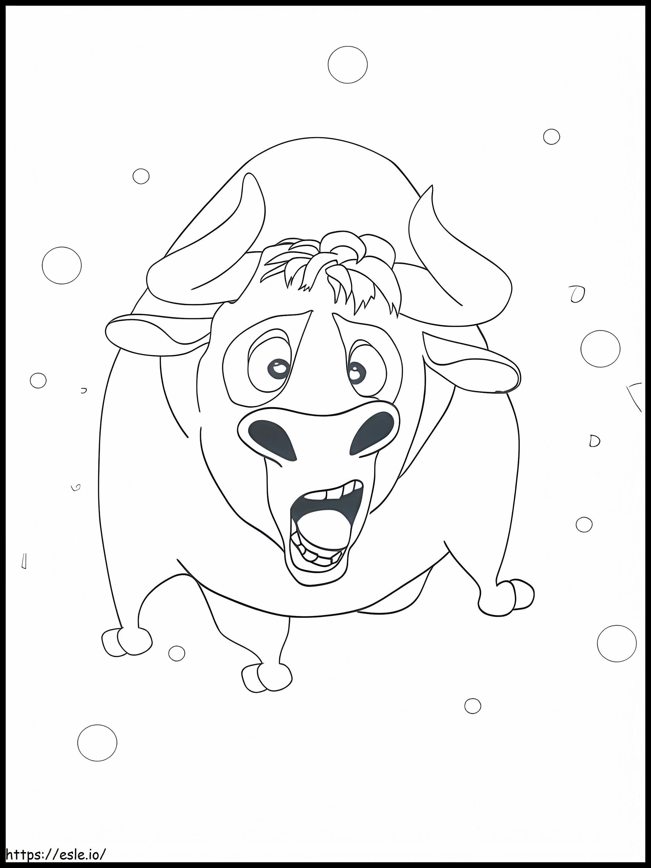 Fernando In Panic coloring page