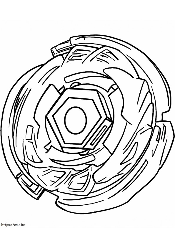 1567584684 A Beyblade A4 coloring page